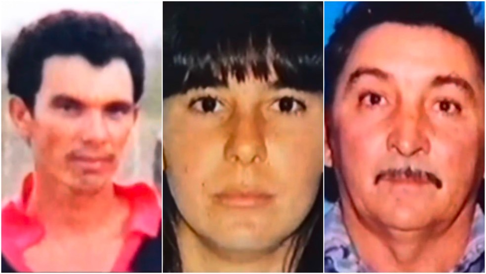 Horlando Paulo de Medeiros; Francineide de Medeiros e Francisco Medeiros — Foto: Reprodução