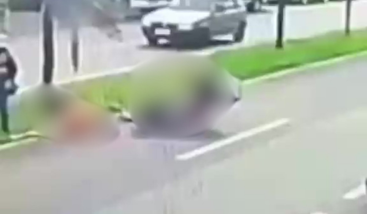 VÍDEO: idosa é atropelada por motocicleta ao atravessar rua de Piracicaba