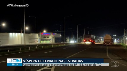 Veja a movimentação da BR-153 no sul do estado