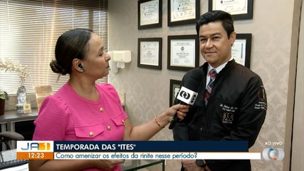 Especialista explica como amenizar os efeitos da rinite no período seco