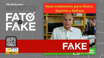 Suposto vídeo do dr Drauzio Varella recomendando remédio é desmentido no Fato ou Fake