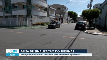 Cruzamento sem sinalização no bairro do Jurunas coloca em risco motoristas e pedestres