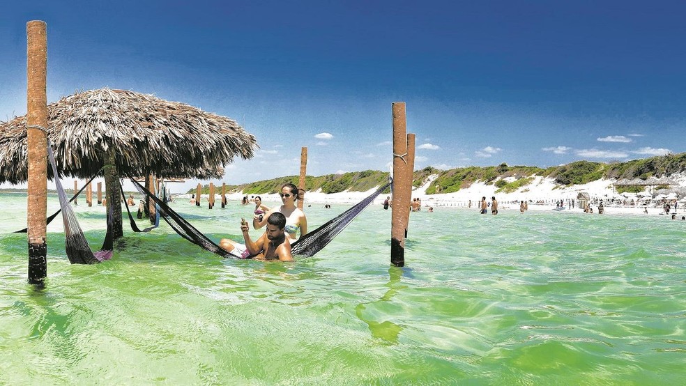 Empresária reivindica posse de 84% da Vila de Jericoacoara, paraíso turístico no litoral do Ceará — Foto: SVM