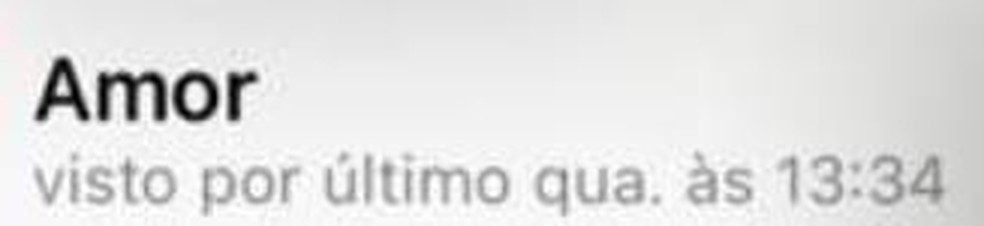 WhatsApp mostra quando foi a última visualização de empresário de Itupeva (SP) que está desaparecido na Suíça — Foto: Reprodução/Redes Sociais