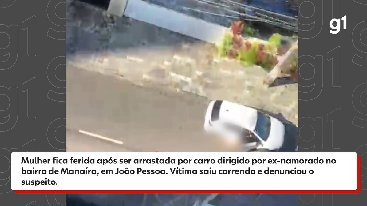 Mulher arrastada por carro do ex em João Pessoa