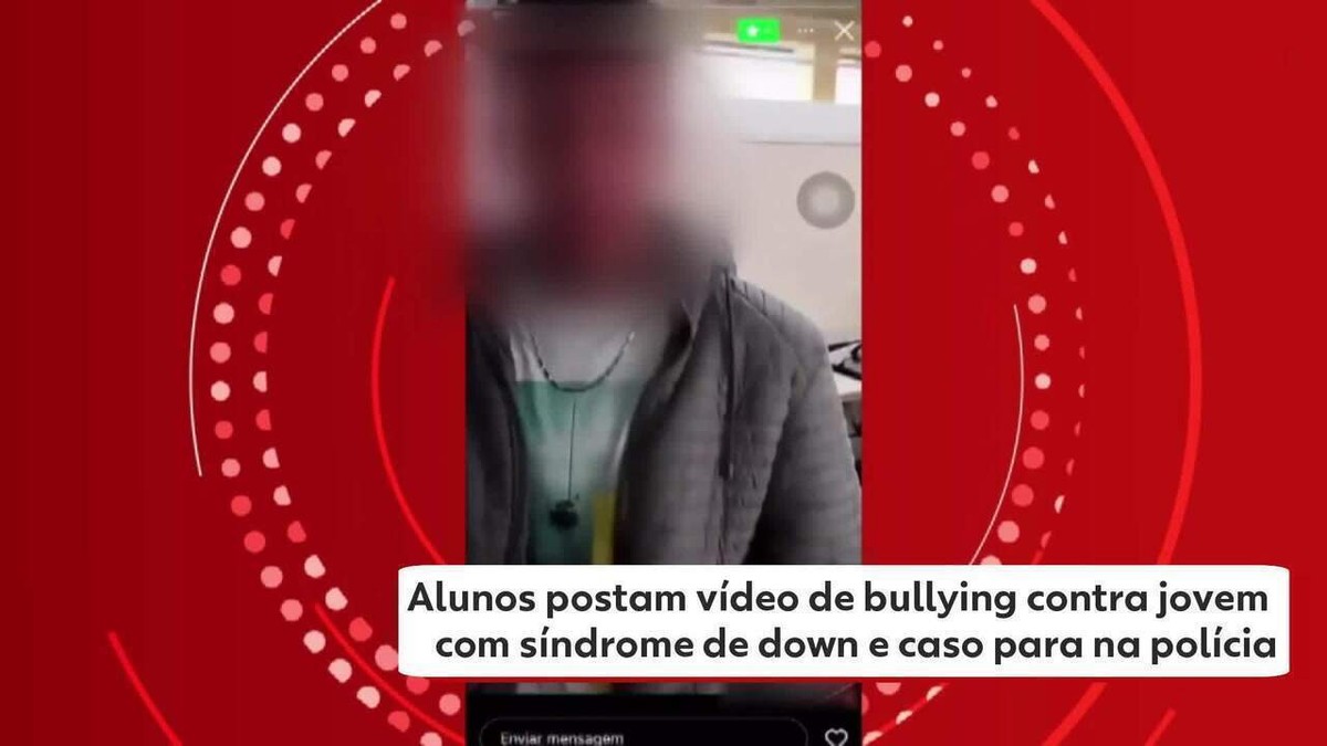 Alunos postam vídeo de bullying contra jovem com síndrome de down e caso  para na polícia