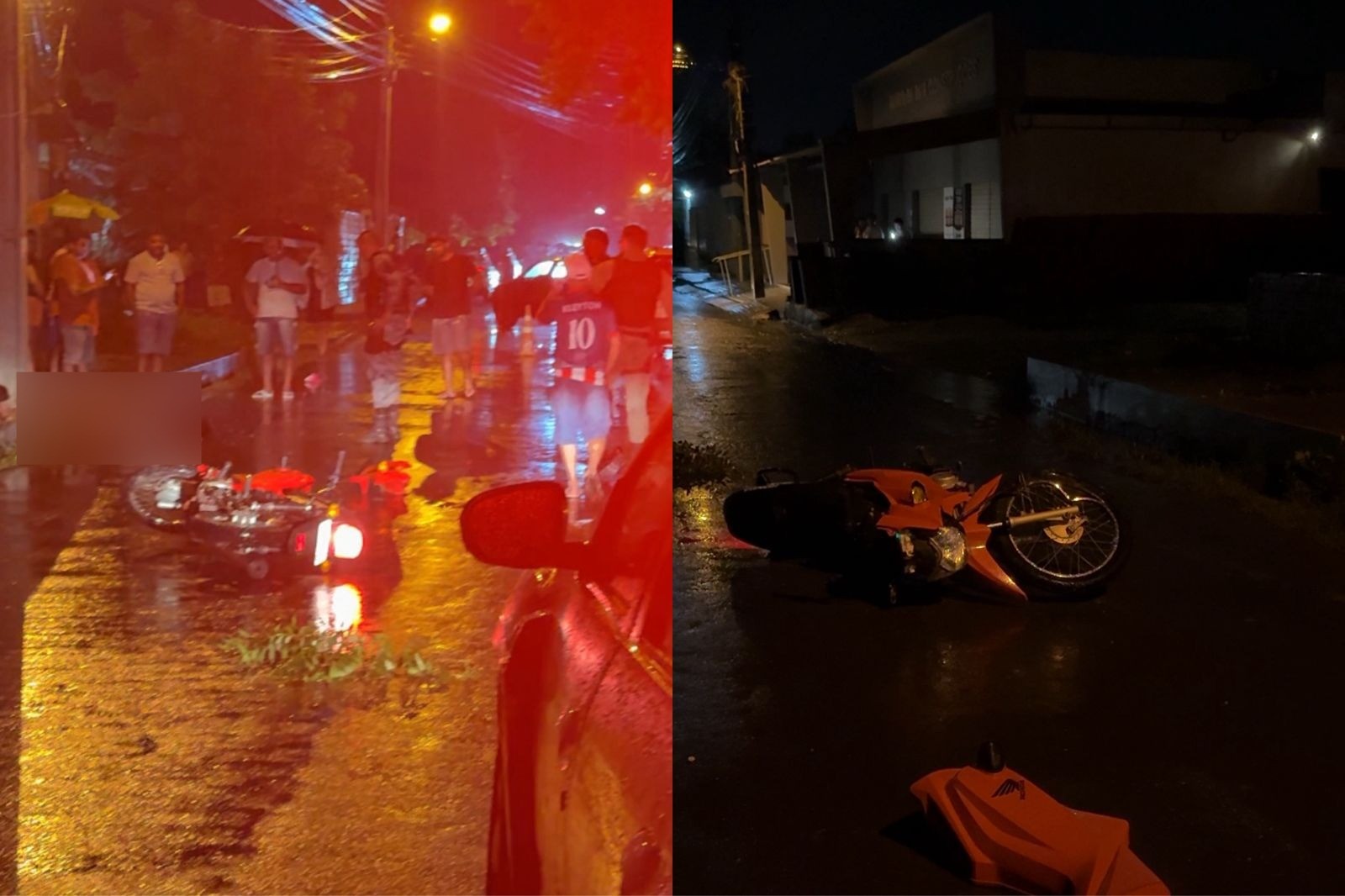 Motociclista morre após bater em poste no interior do PI; passageiro fica ferido