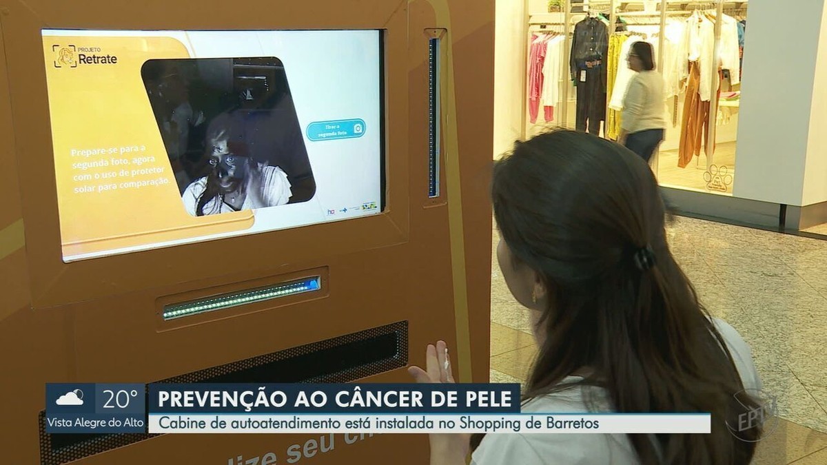 Photobooth aide à diagnostiquer et à prévenir le cancer de la peau à Ribeirão Preto, SP |  Ribeirao Preto et Franca