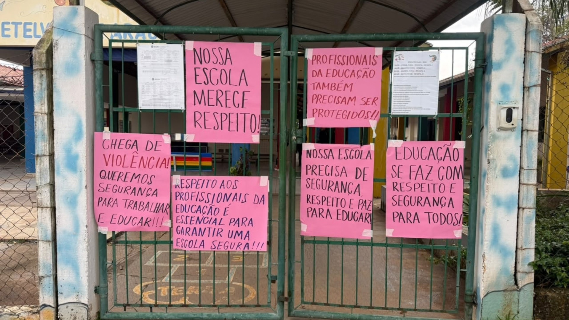 Professores e funcionários de Emeii paralisam atividades após agressões e ameaças de mãe de aluno em Bauru
