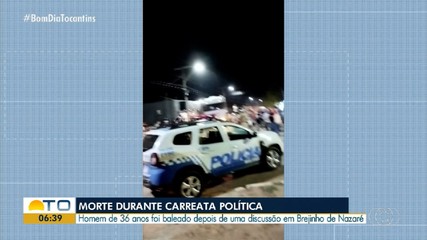 Homem é morto a tiros durante carreata política em Brejinho de Nazaré