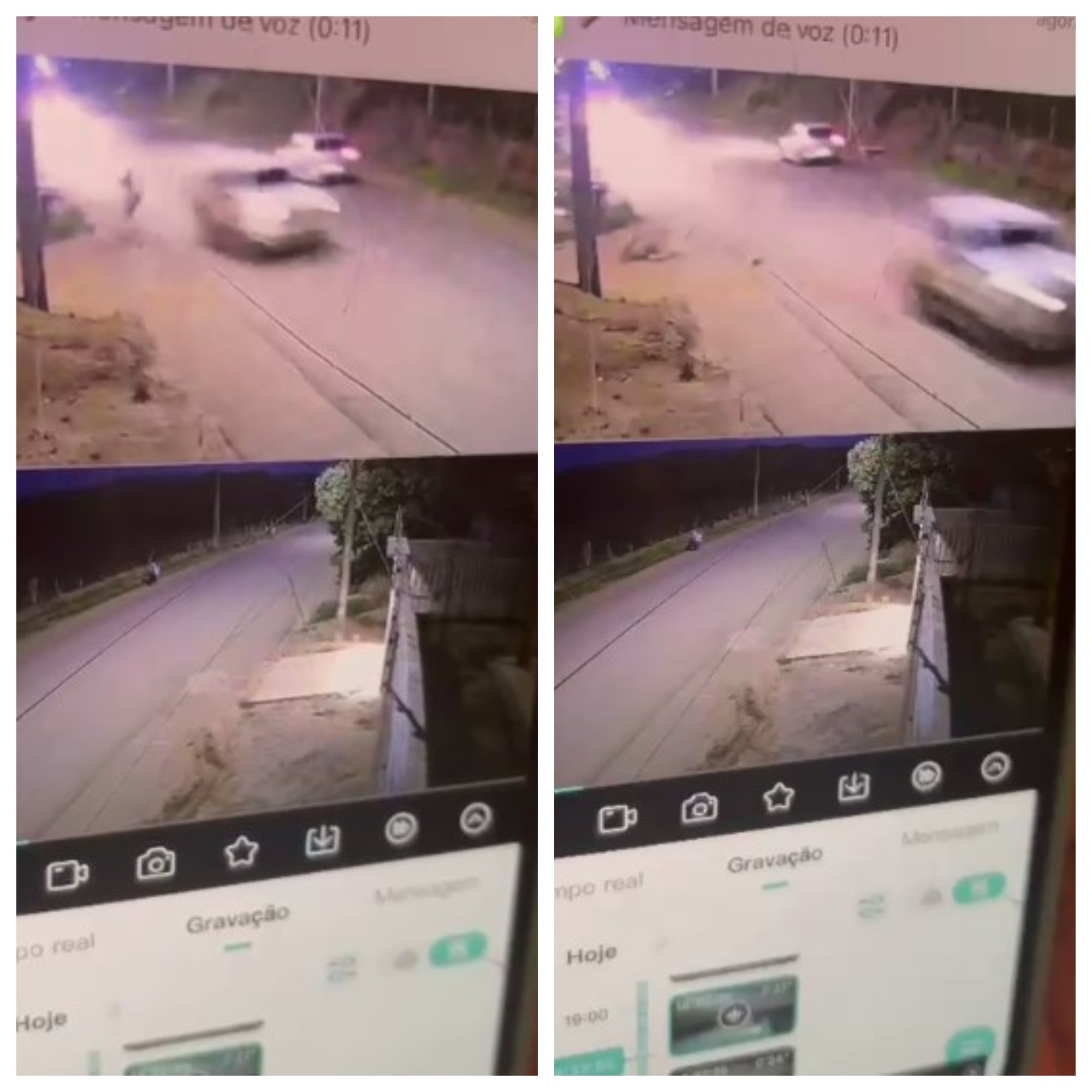 VÍDEO: Homem é atropelado por carro da prefeitura de Ariquemes, RO