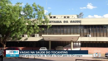 Novo concurso da Saúde do Tocantins tem edital publicado com 5.124 vagas
