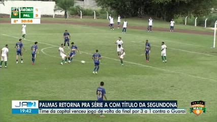 Palmas retorna para a série A após conseguir título na Segunda Divisão
