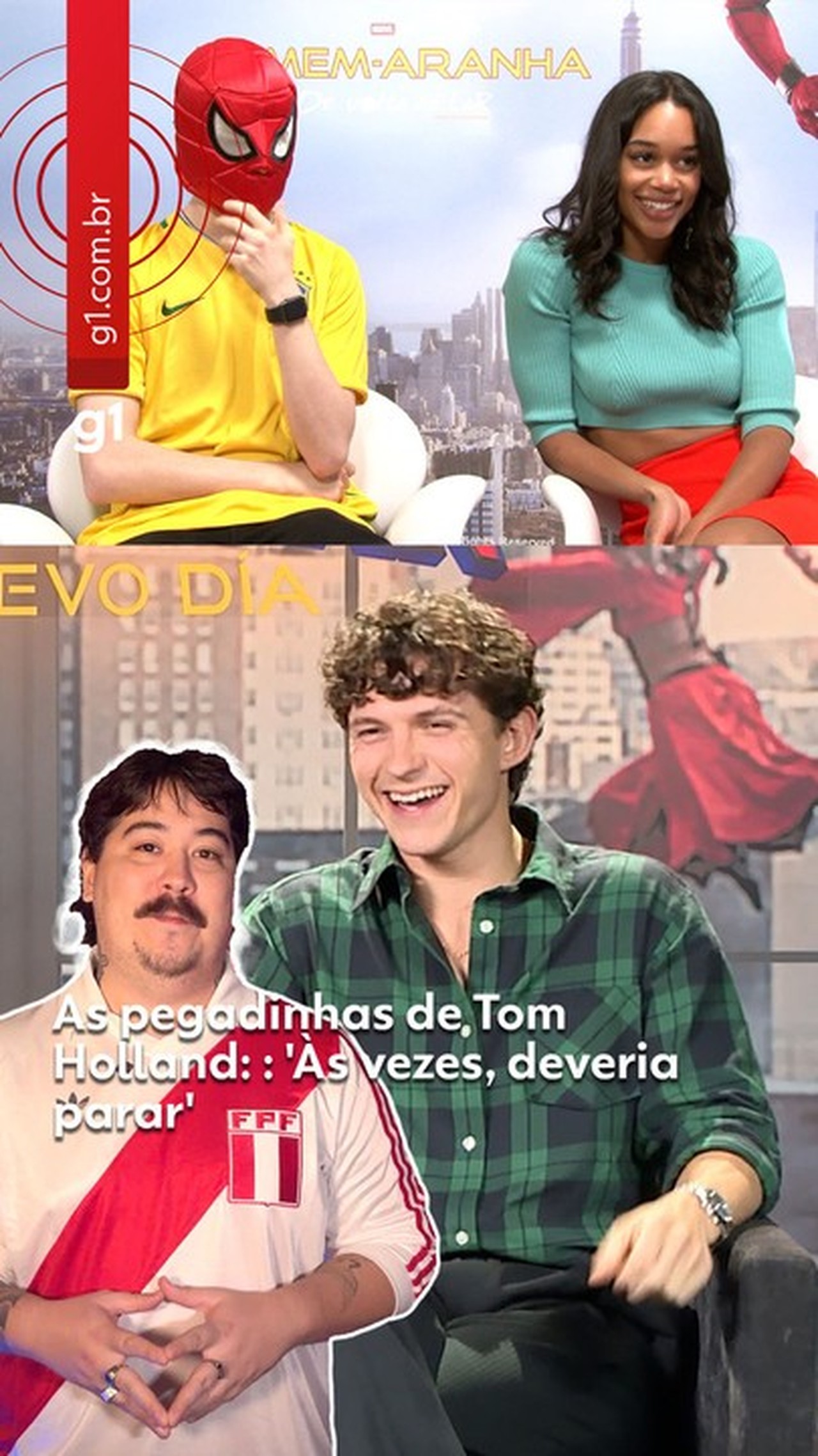 Aos 21 anos, Tom Holland tentou pegadinha com o g1. Agora com 30, o Homem-Aranha continua o mesmo: 'Às vezes, deveria parar'