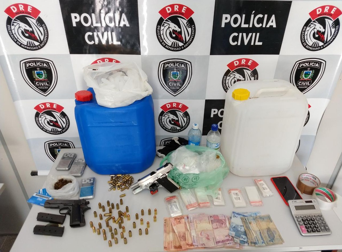 Operação Da Polícia Civil Prende Quatro Pessoas Suspeitas De Tráfico De Drogas Na Paraíba