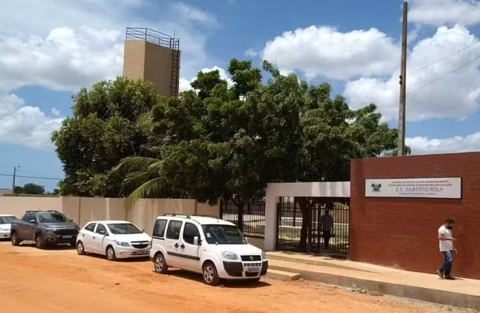 Escola Estadual Gilberto Rola, na Zona Rural de Mossoró — Foto: Google Street View/Divulgação