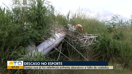 Centro Olímpico de Porto Nacional enfrenta abandono e falta de cuidados