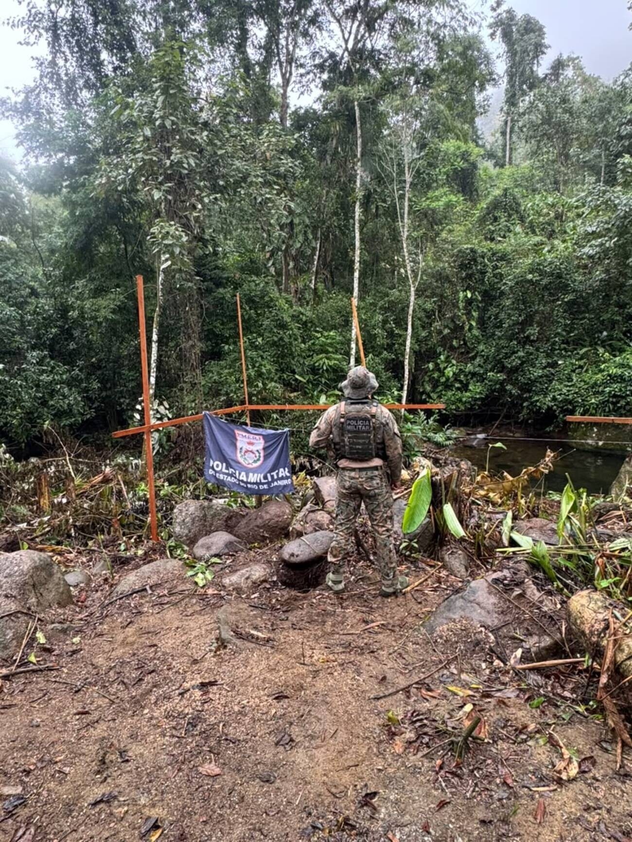 Polícia Ambiental identifica degradação em área de preservação permanente em Paraty