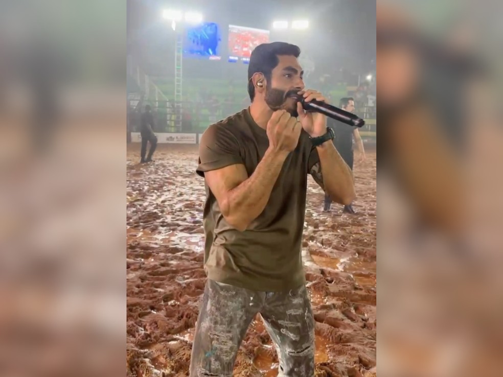 Israel e Rodolfo fazem 'show particular' para fãs após apresentação ser desmarcada — Foto: Redes sociais