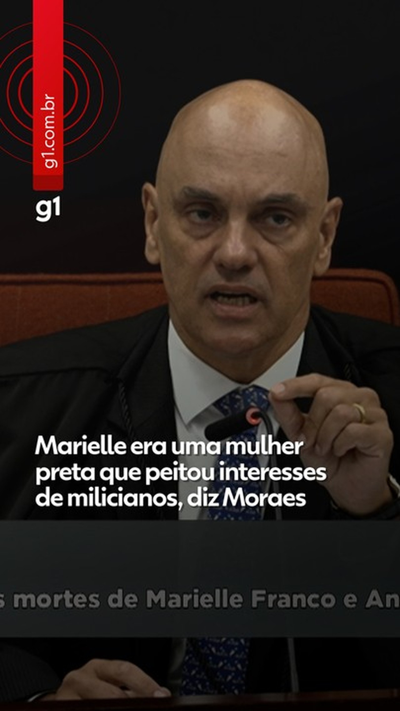 Caso Marielle: em voto, Moraes destaca motivação política do crime, misoginia e racismo