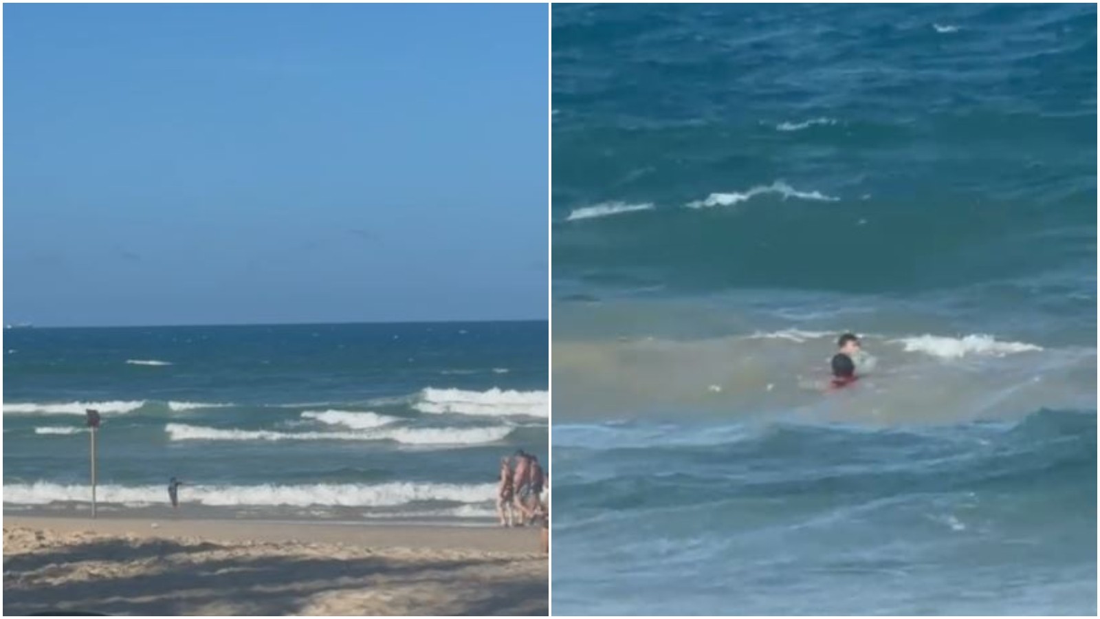 Turistas uruguaios e brasileiros são salvos de afogamento na Praia do Futuro, em Fortaleza; vídeo