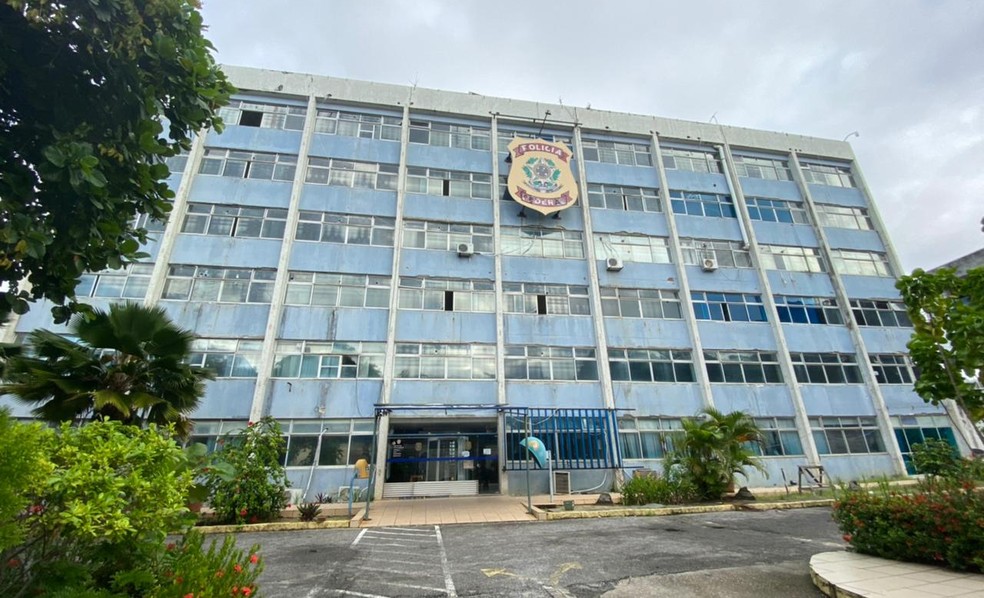 Sede da Polícia Federal em Pernambuco, localizada Cais do Apolo, na região central do Recife — Foto: Pedro Alves/G1