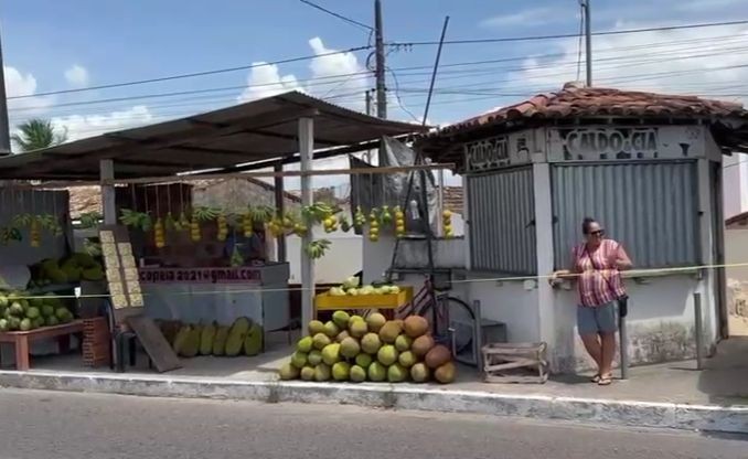 Ambulantes instalados às margens da rodovia SE-270 em Lagarto são notificados para deixar o local