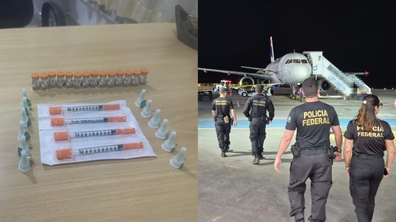 PF prende dupla com emagrecedores ilegais no Aeroporto de Santarém