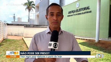 Eleitores não podem ser presos a partir desta terça-feira (1º); veja as exceções