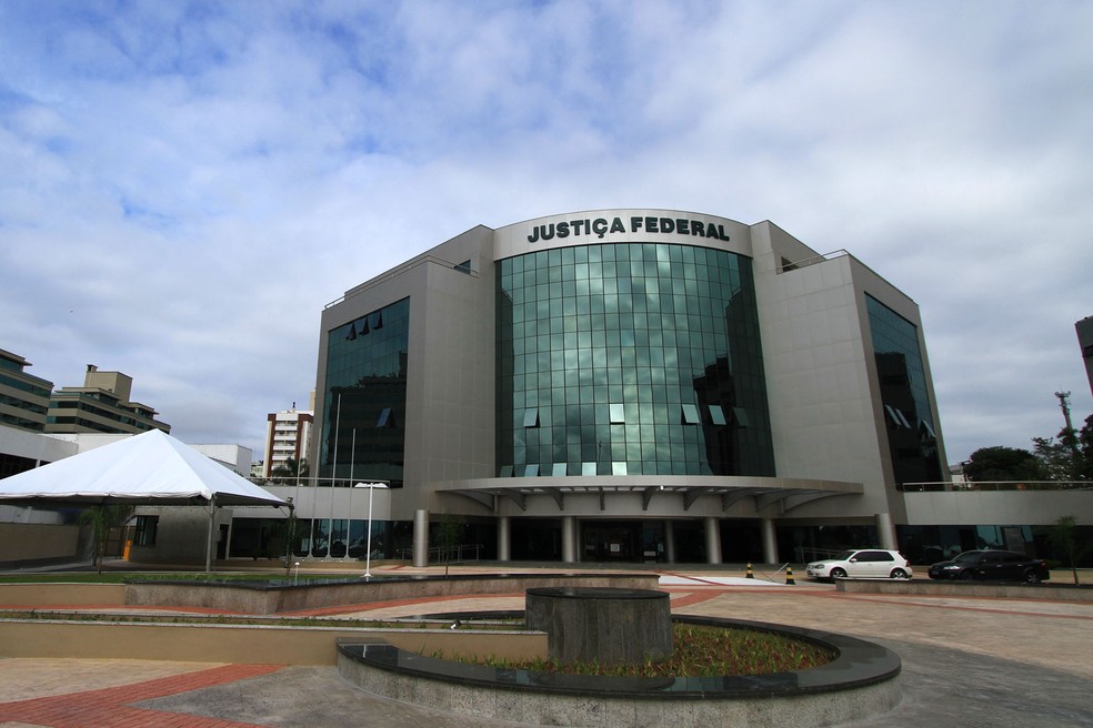 Fachada do prédio da Justiça Federal de SC, em Florianópolis — Foto: Diego Beck/Justiça Federal de Santa Catarina