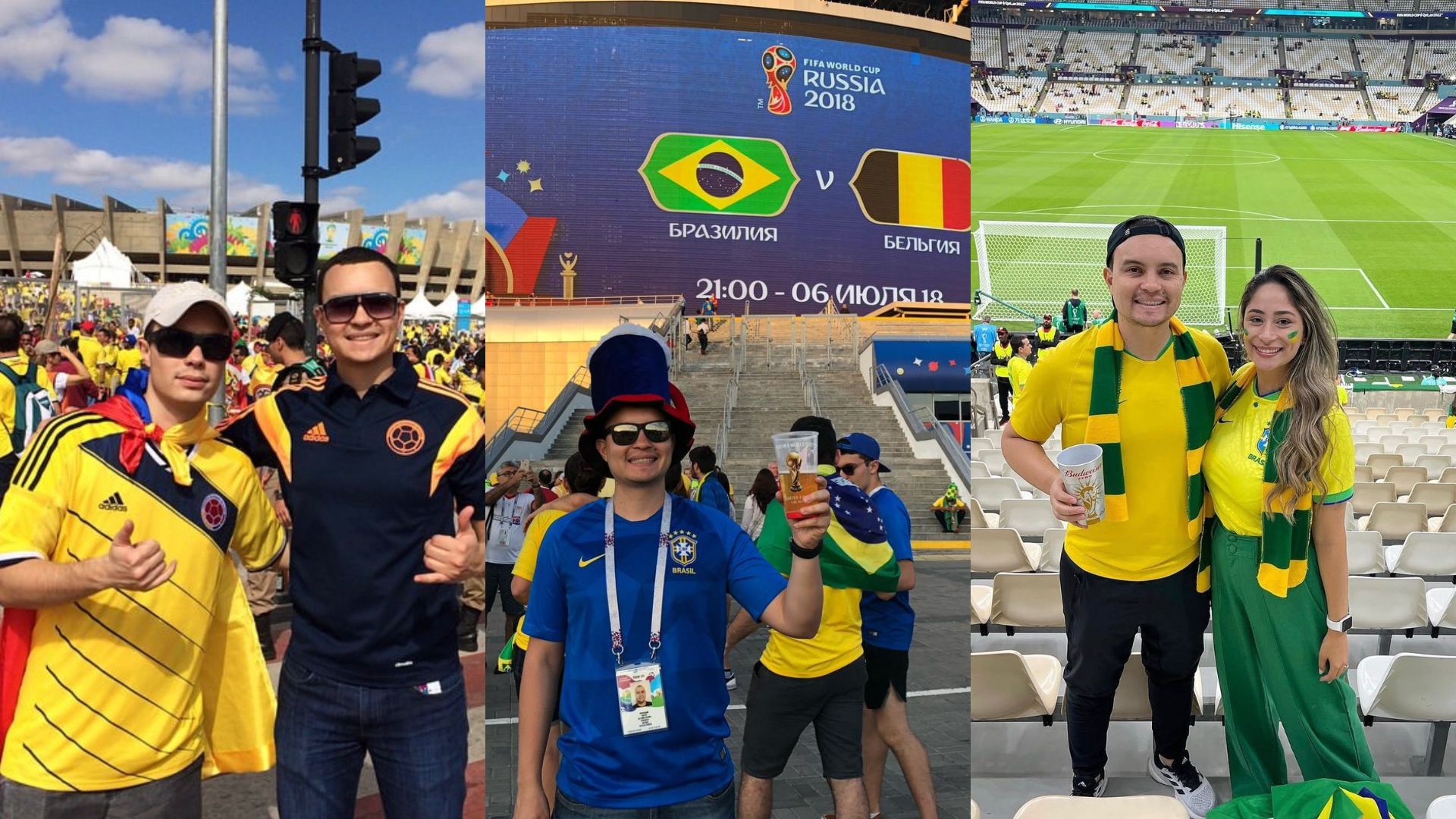 Bebê de 6 meses embarca com os pais para ver jogo do Brasil nos EUA e manter tradição da família