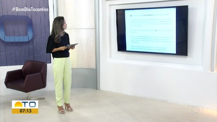Confira o que é notícia no portal g1 Tocantins