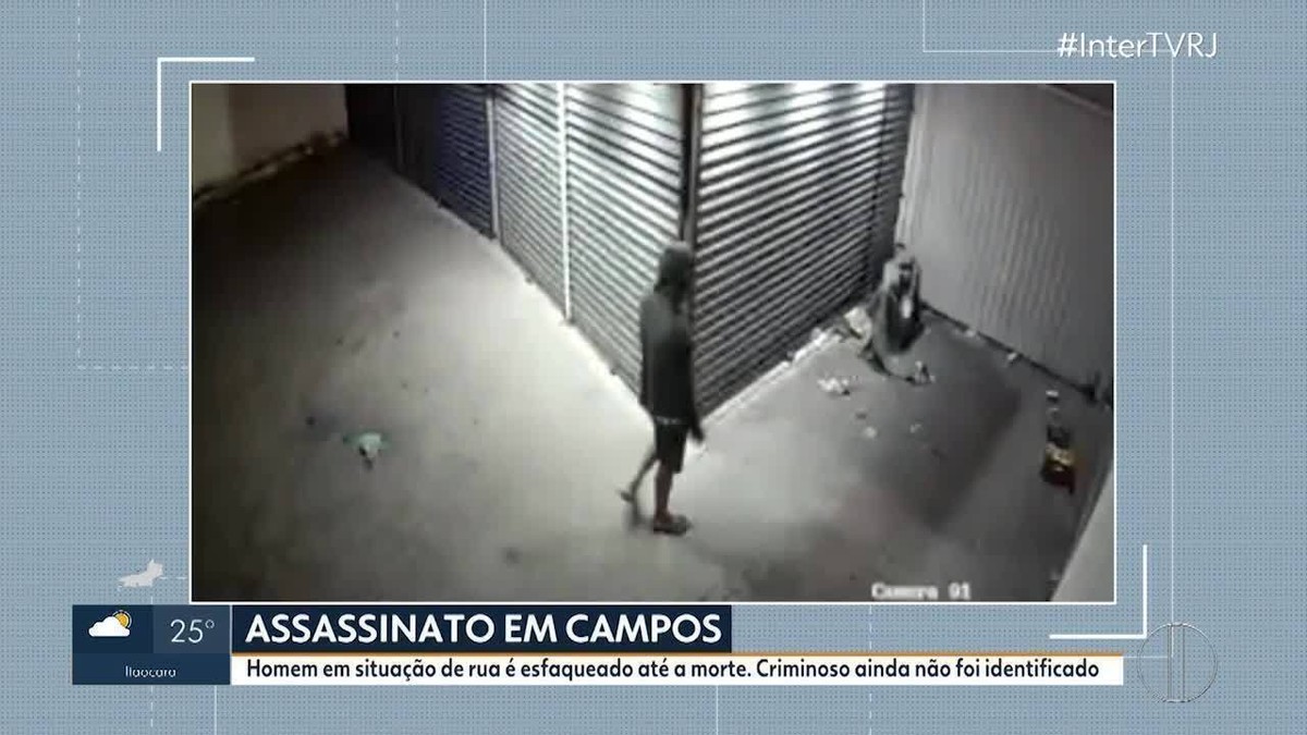 Homem em situação de rua é esfaqueado até a morte em Campos; Polícia Civil investiga o caso