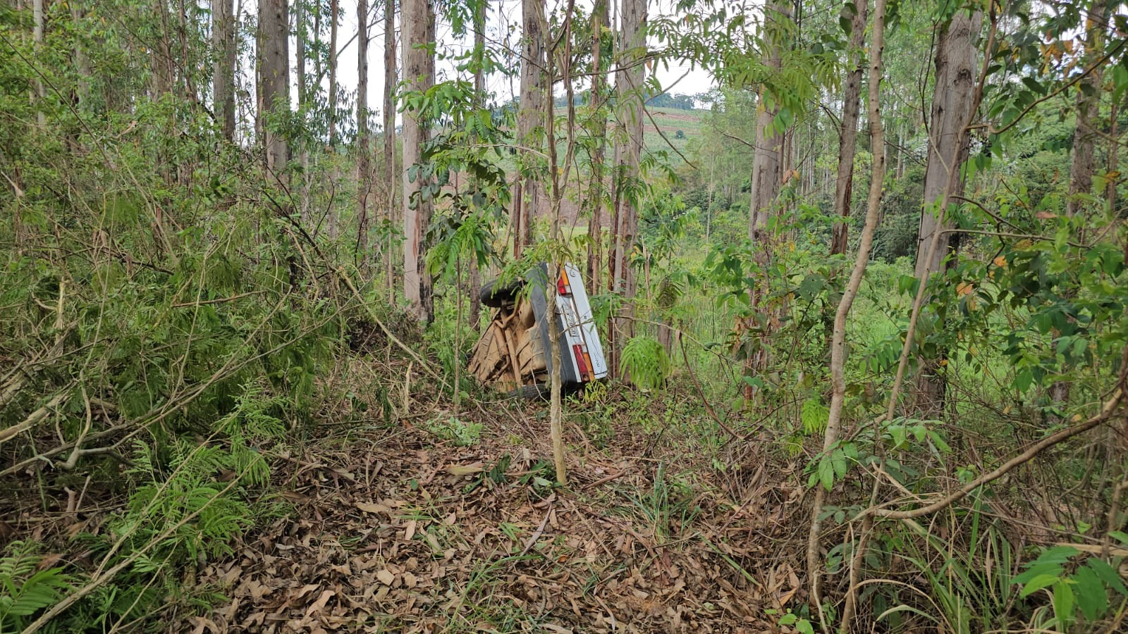 Carro sai da pista, atinge trabalhadores e deixa um morto na BR-262, em Manhuaçu