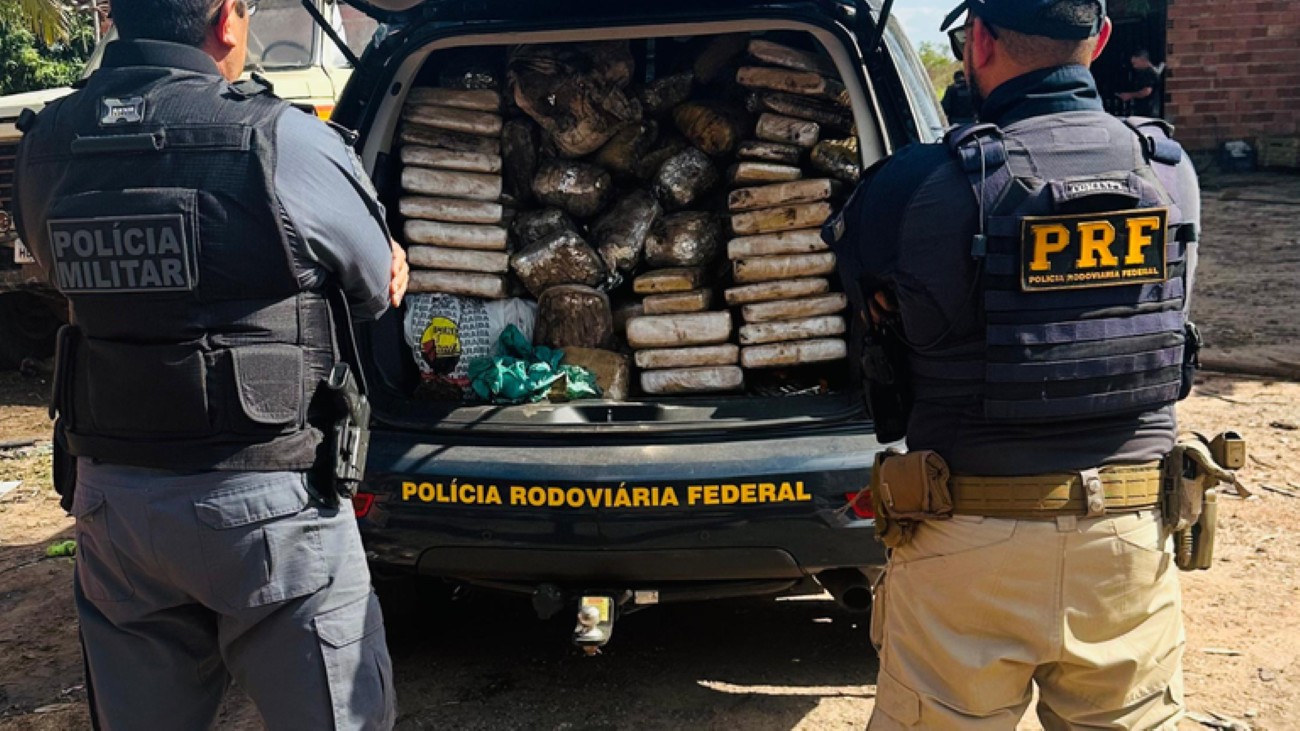 Mais de 140 quilos de maconha são apreendidos em caminhão com sucata no MA