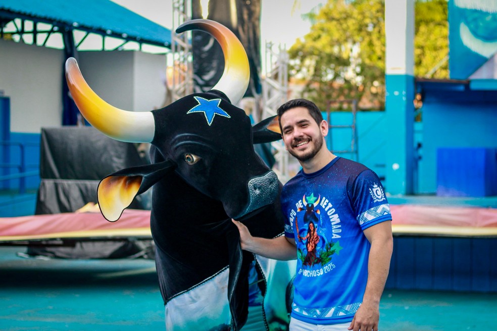 Caetano Medeiros, novo amo do Boi Caprichoso — Foto: Divulgação