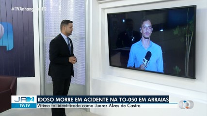 Idoso morre em acidente de trânsito na TO-050 em Arraias