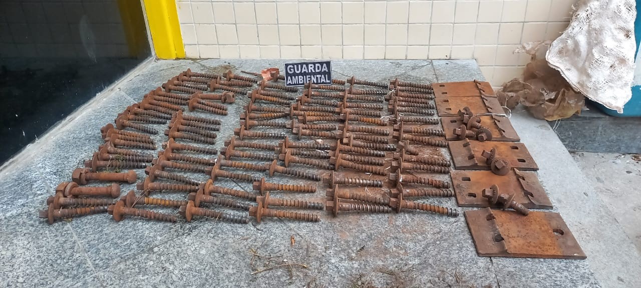 Homem é preso em Barra Mansa com equipamentos furtados de ferrovia