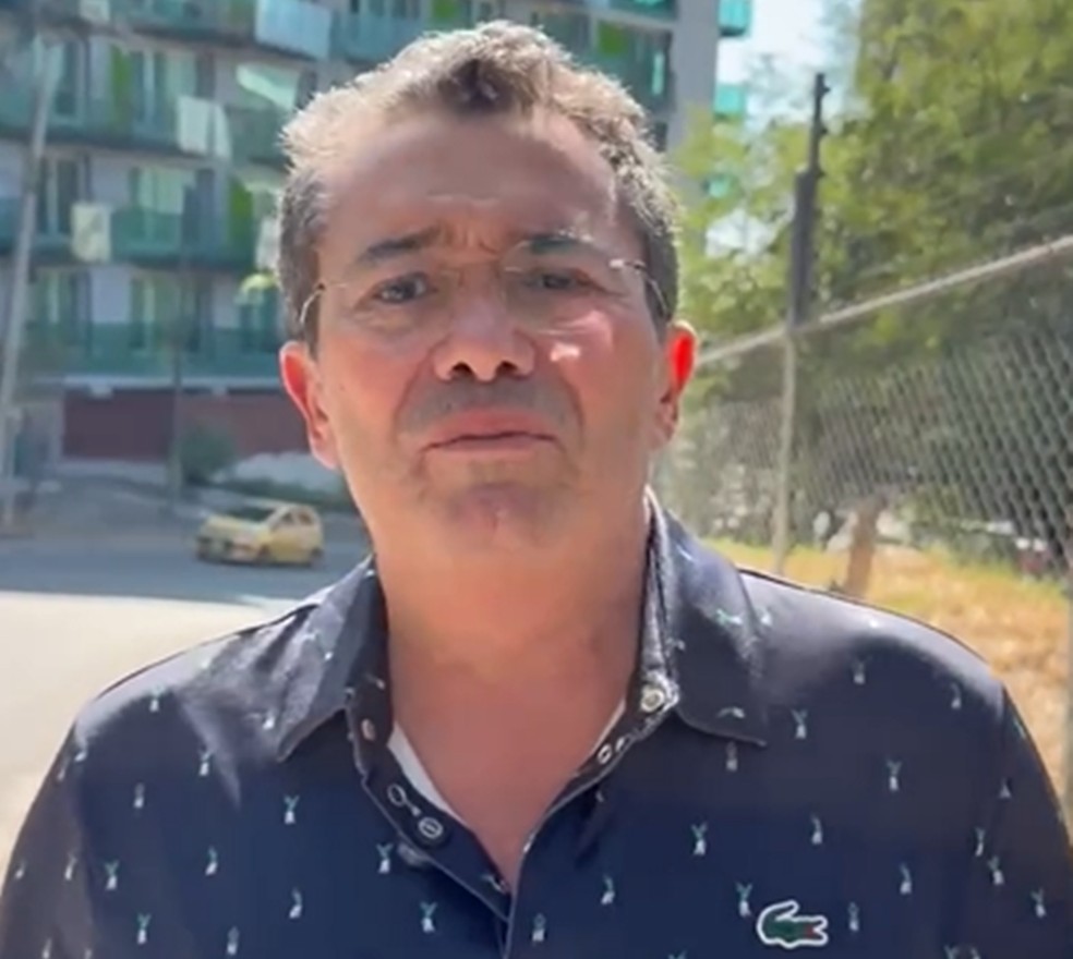 Presidente do TCU passa por terremoto de magnitude 7,4 na Colômbia — Foto: Instagram/Vital do Rêgo Filho