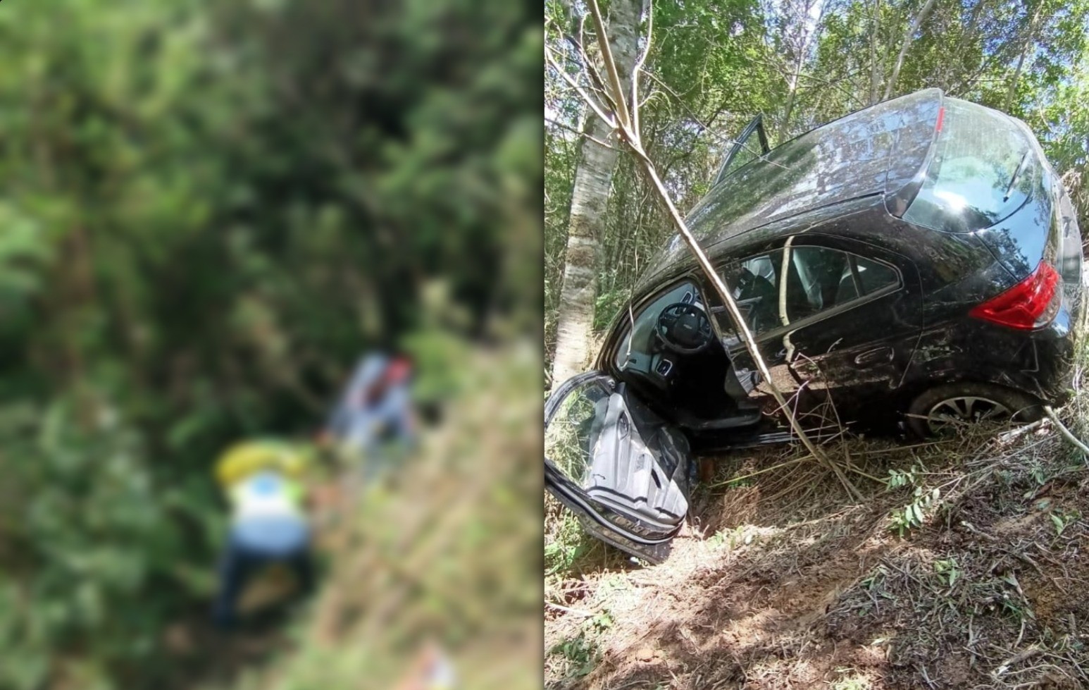 Motorista é achado ferido e caído em ribanceira dois dias após sumir em viagem entre o RS e SC