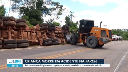 Criança morre em acidente na PA-256