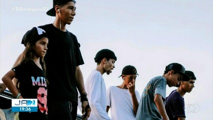 Confira registros da skatista Rayssa Leal com 9 anos, em passagem pelo Tocantins