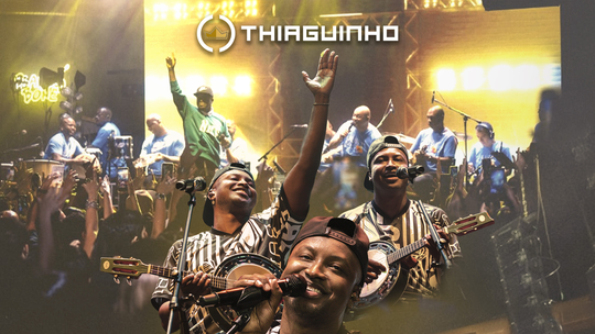 Thiaguinho quer reviver a ‘alma e raiz’ do pagode com EP gravado ao vivo em show do projeto ‘Banjo e boné’ em SP -