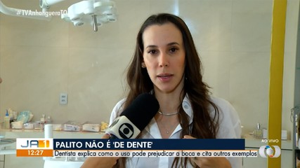 Palito de dente pode causar danos na gengiva e piorar doenças bucais