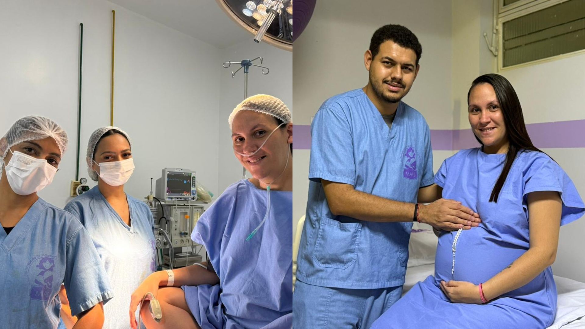 Com intérprete de libras, parto de mãe com deficiência auditiva emociona, em Anápolis