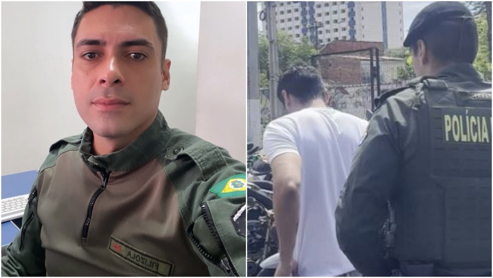 Policial militar Caio Filizola de Paiva, de 36 anos, foi preso preventivamente por morte de mulher em Cariré. — Foto: Arquivo pessoal/ Ivo Aragão