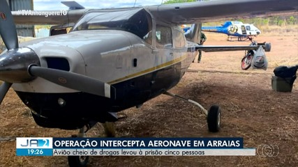 Operação intercepta avião com drogas em Arraias; cinco suspeitos de tráfico são presos