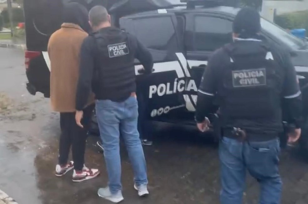 Nego Di foi preso pela Polícia Civil do RS, em Florianópolis, Santa Catarina — Foto: Divulgação/ Polícia Civil do RS