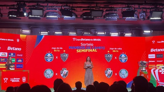 Veja mandos de campo das semis da Copa do Brasil; final será em Brasília