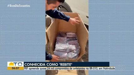 PRF apreende quase 24 mil comprimidos de anfetamina na BR-010